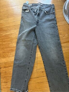 Levi’s  Grey Straight-Leg Jeans